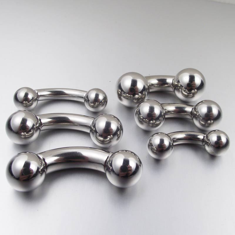 Nipple Bar Curved - 1Pc Big Size Straight Barbell Rings