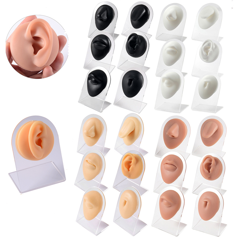 Body Jewelry Tool - 1PC Soft Silicone Simulation 1:1 Ear