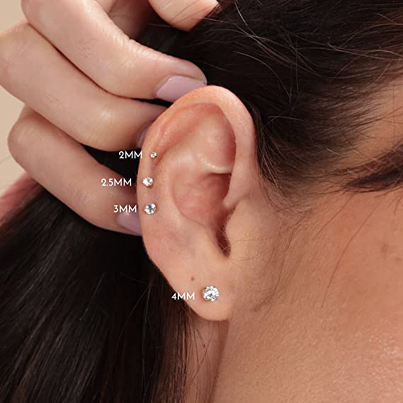 20G Flat Back Threadless Earri - Tragus Flat Back 评论和价格