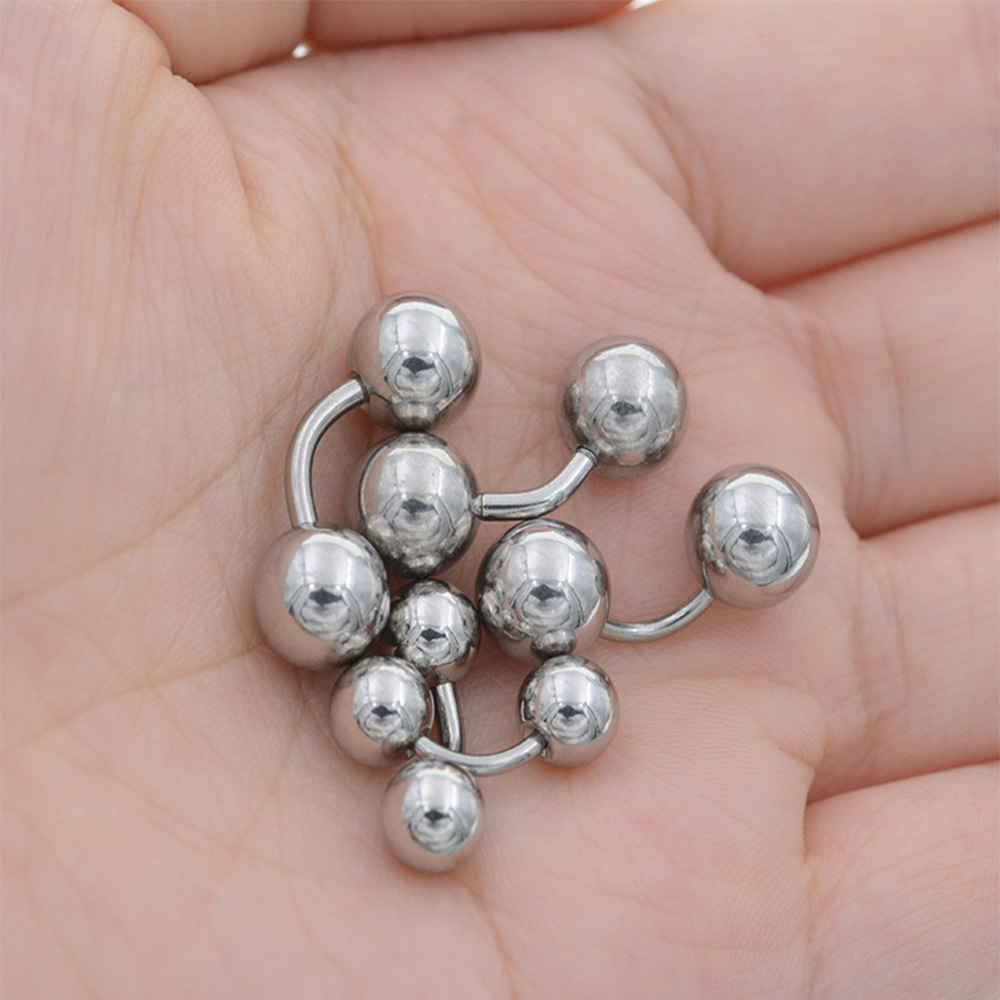 1 Pcs PA Nipple Vaginal Ring b - Nipple Bar Curved 评论和价格