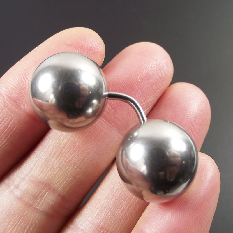 SaYao short bar Big Ball Stain - Nipple Bar Curved 评论和价格