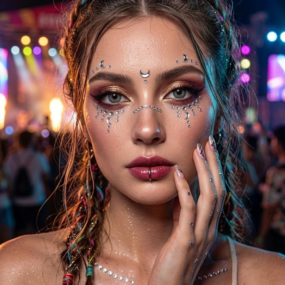 Fake Piercings Balls Stick on  - Body Jewelry Hoops 评论和价格