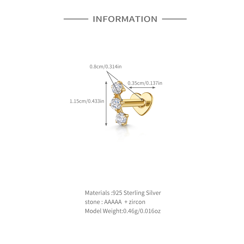 AIDE Heart Round Ball Flat Hel - Tragus Flat Back 评论和价格