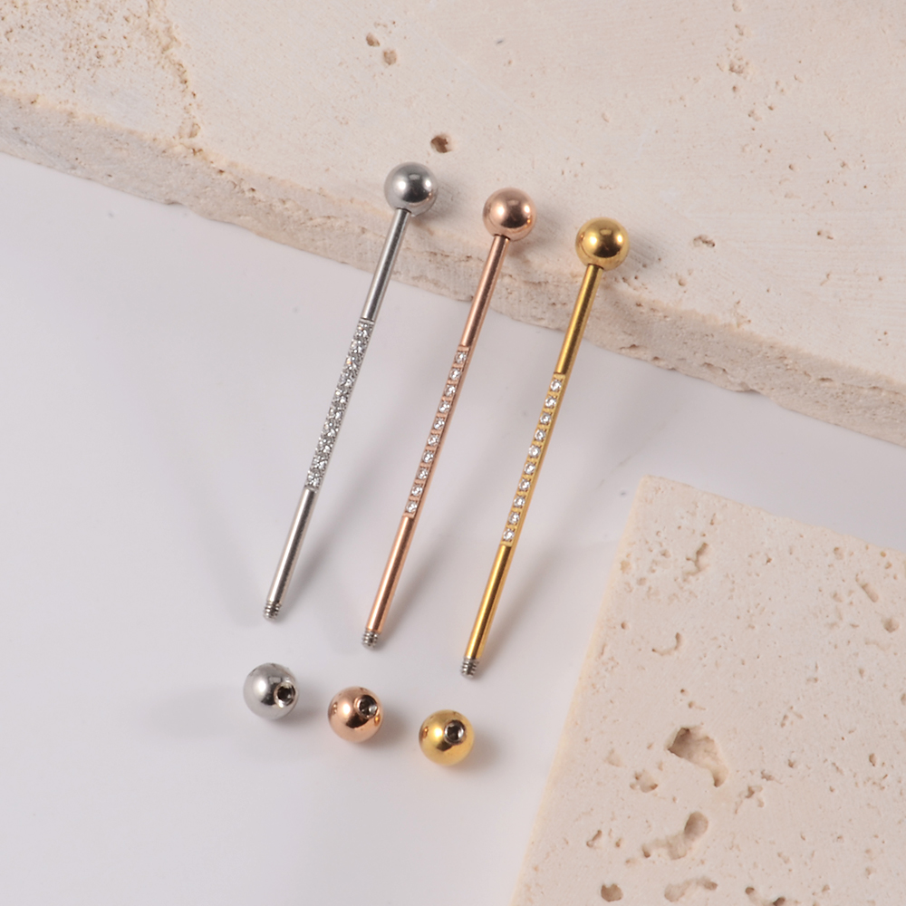 1PC Stainless Steel Industrial - Body Jewelry Industrial 评论和价格