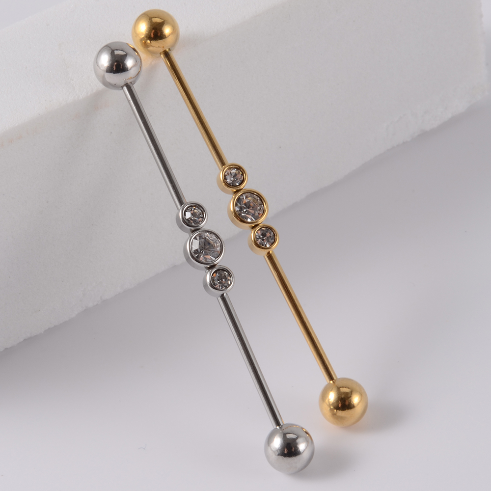 1PC Stainless Steel Industrial - Body Jewelry Industrial 评论和价格