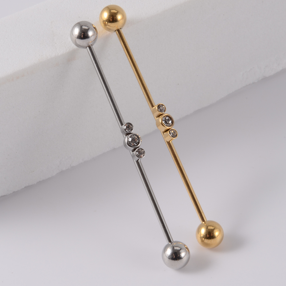 1PC Stainless Steel Industrial - Body Jewelry Industrial 评论和价格