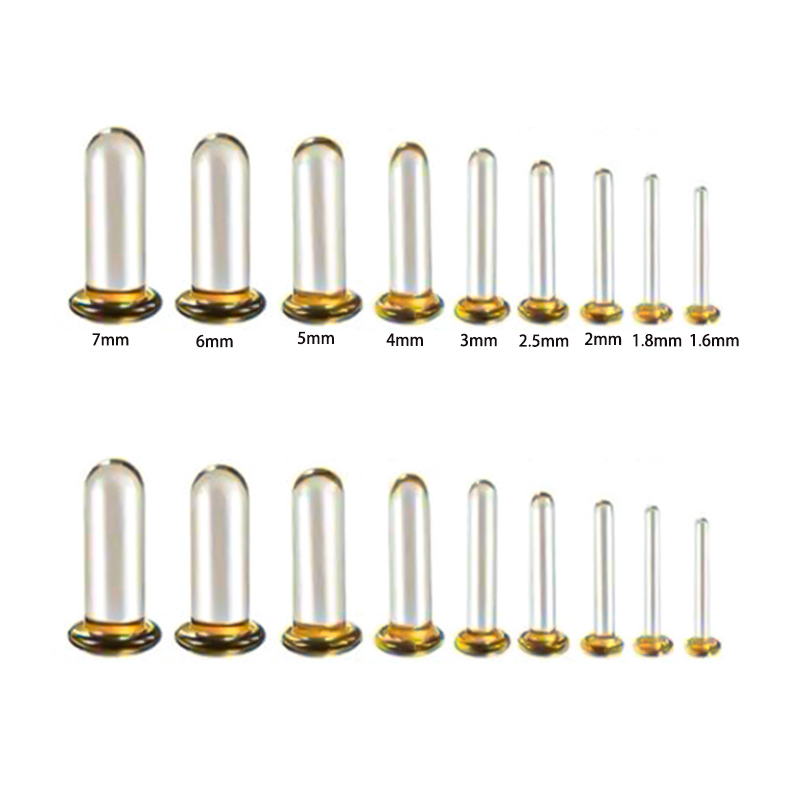 1Pair 1.6-16mm Top Quality Yel - Yellow Body Jewelry 评论和价格