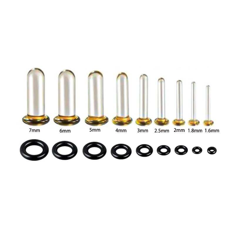 1Pair 1.6-16mm Top Quality Yel - Yellow Body Jewelry 评论和价格