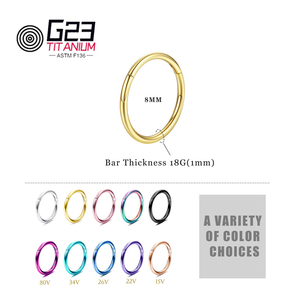 Wholesale G23 Titanium Nose Pi - Body Jewelry Implant Grade Titanium 评论和价格