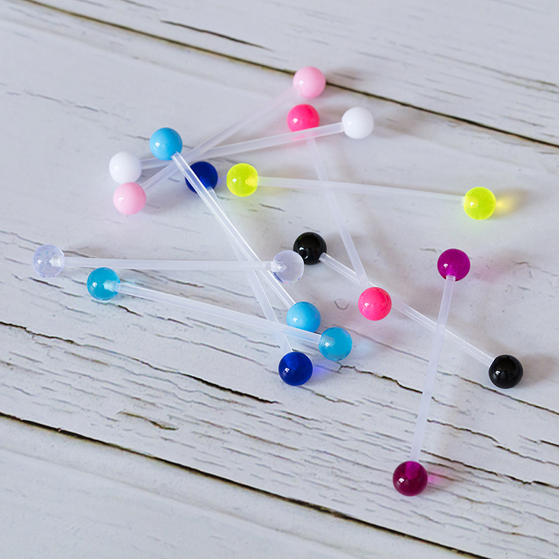 10-50pcs Acrylic Cartilage Ear - Body Jewelry Industrial 评论和价格
