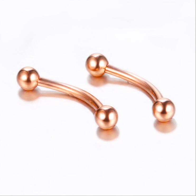 10pc/lot Eyebrow Piercing Curv - Nipple Bar Curved 评论和价格