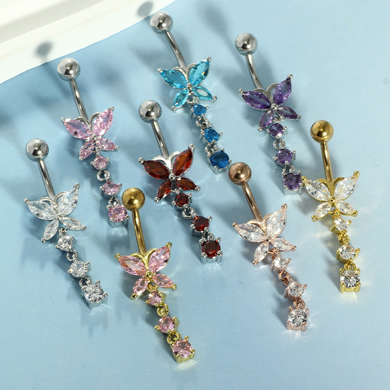 14GA Golden Butterfly with Dan - Body Jewelry Hoops 评论和价格