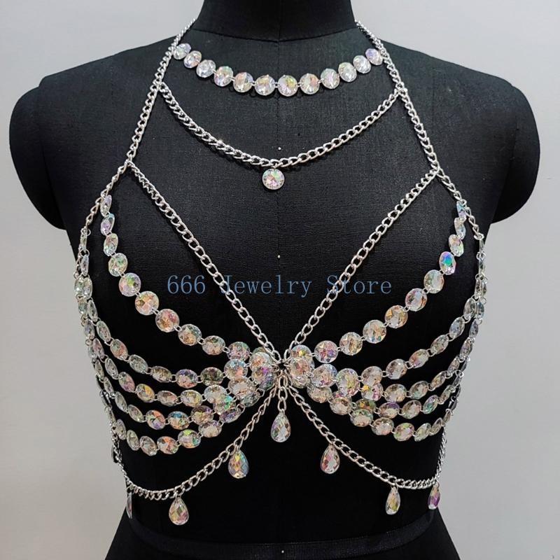 F2TD Body Waist Chain Skirt an - Body Jewelry Bra 评论和价格