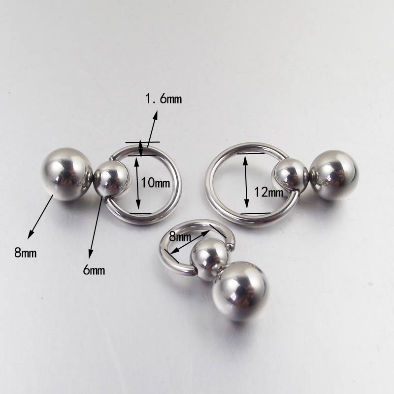 1 Piece Stainless Steel Double - Nipple Bar Curved 评论和价格