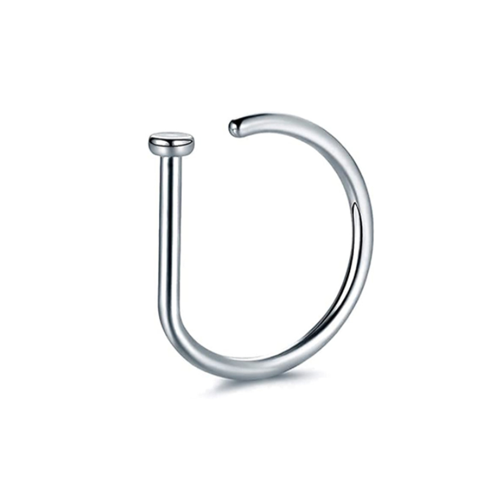 1PC Woman Man Fake Nose Rings  - Body Jewelry Hoops 评论和价格