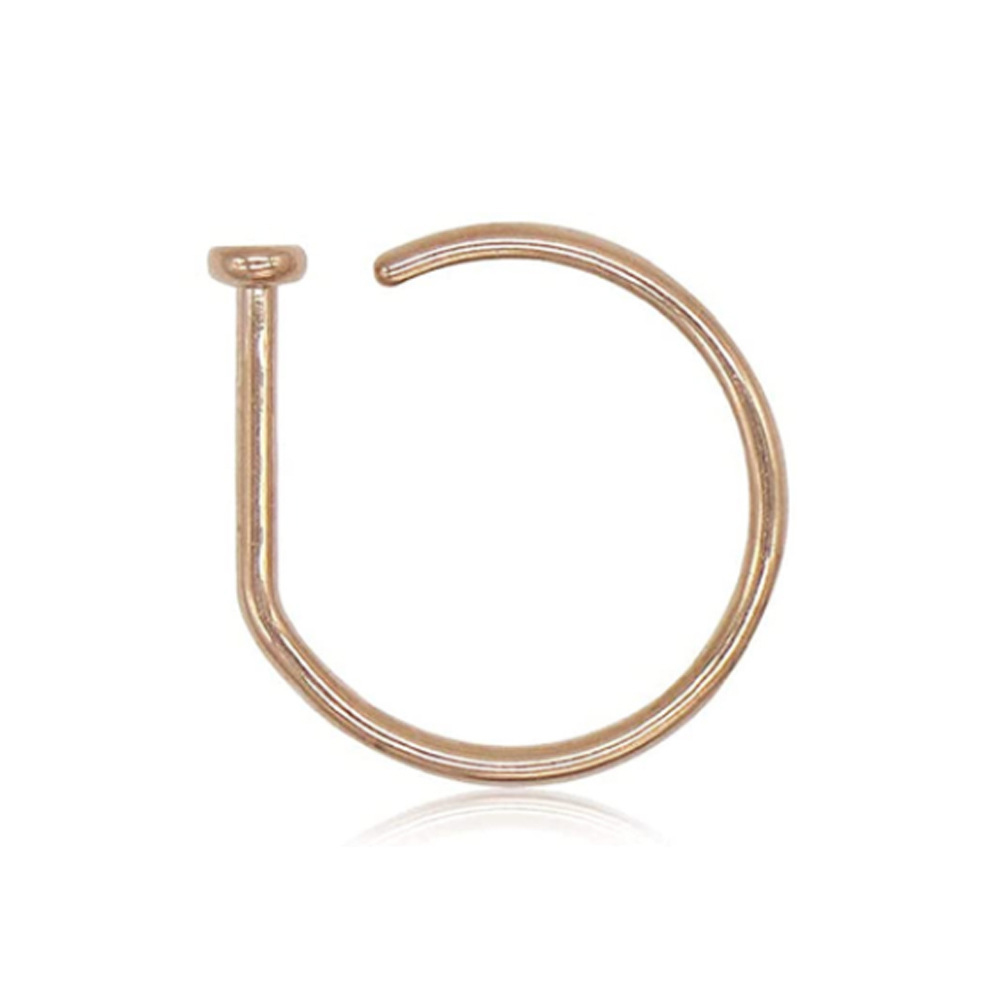 1PC Woman Man Fake Nose Rings  - Body Jewelry Hoops 评论和价格