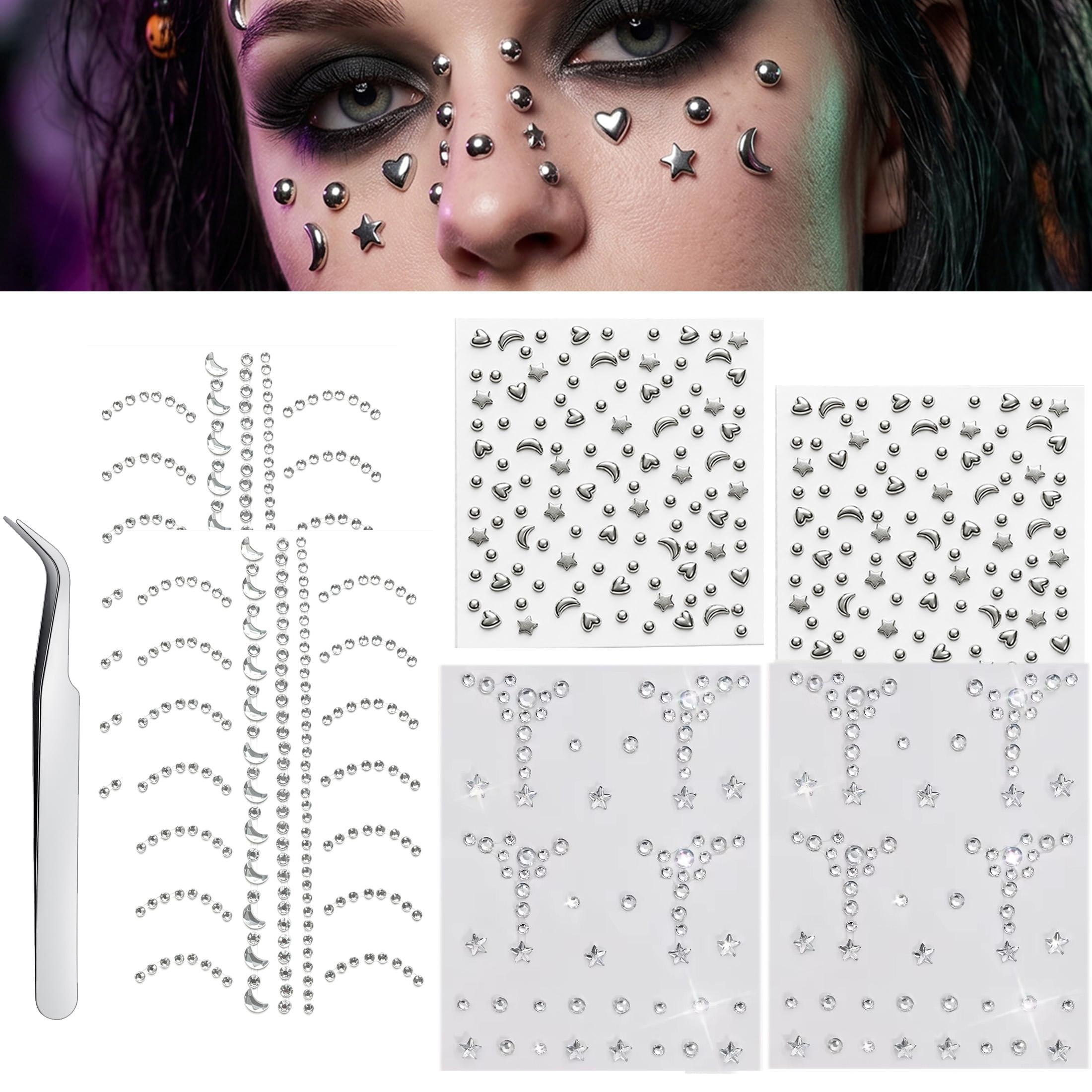 Fake Piercings Balls Stick on  - Body Jewelry Hoops 评论和价格