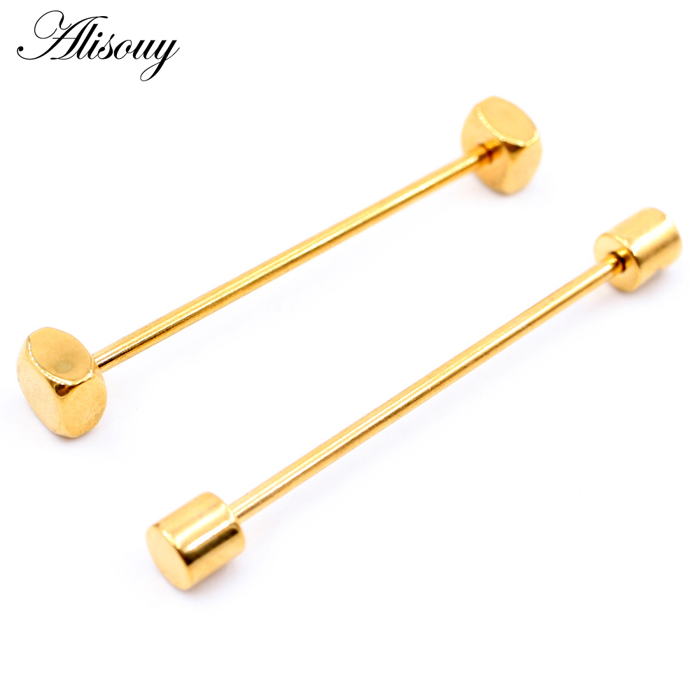 Alisouy 2pcs 14G Stainless Ste - Body Jewelry Industrial 评论和价格
