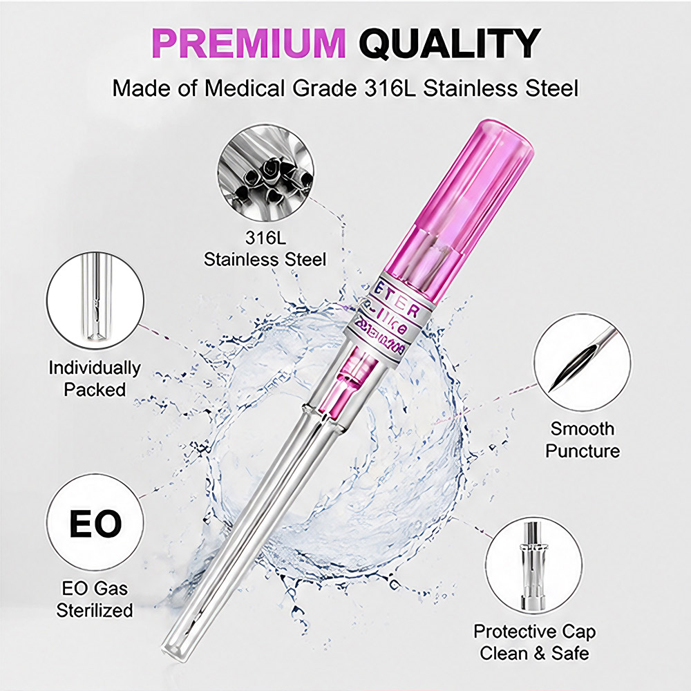 100/50/25/10/5pcs Piercing Nee - Body Jewelry Tool 评论和价格