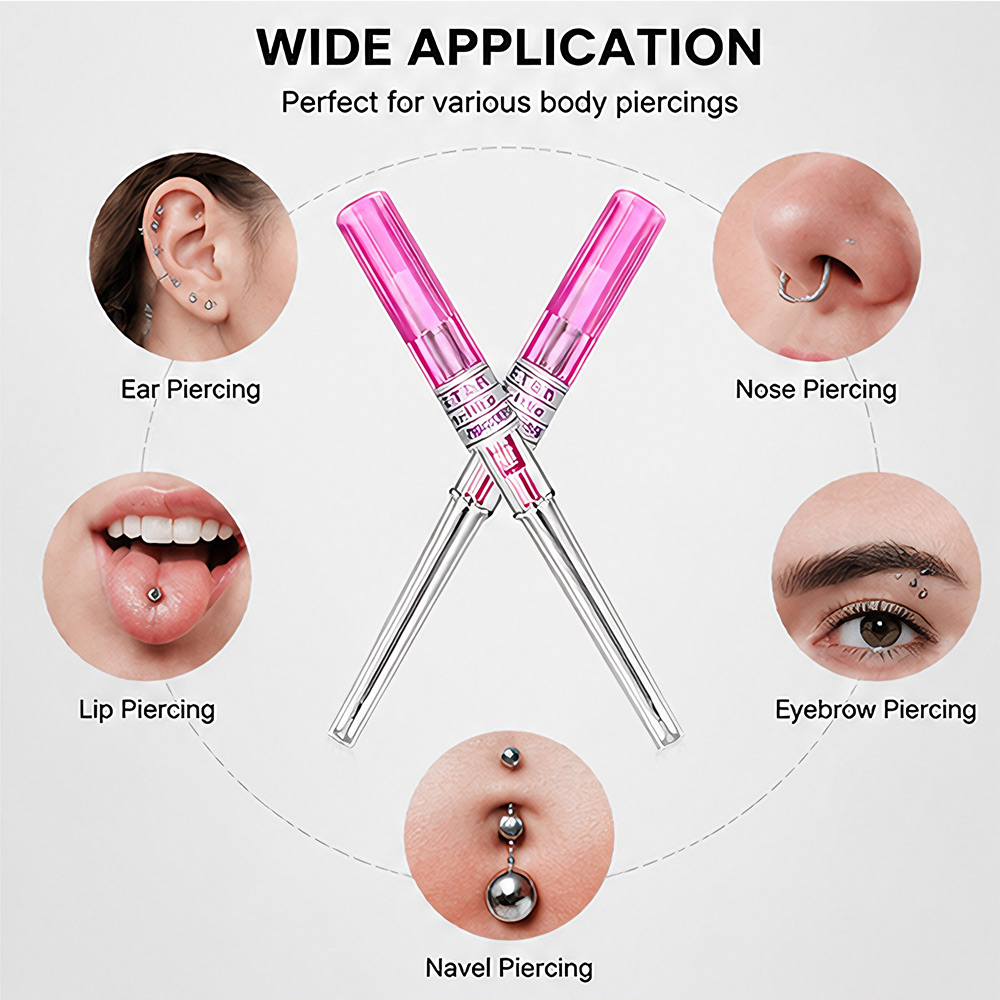 100/50/25/10/5pcs Piercing Nee - Body Jewelry Tool 评论和价格