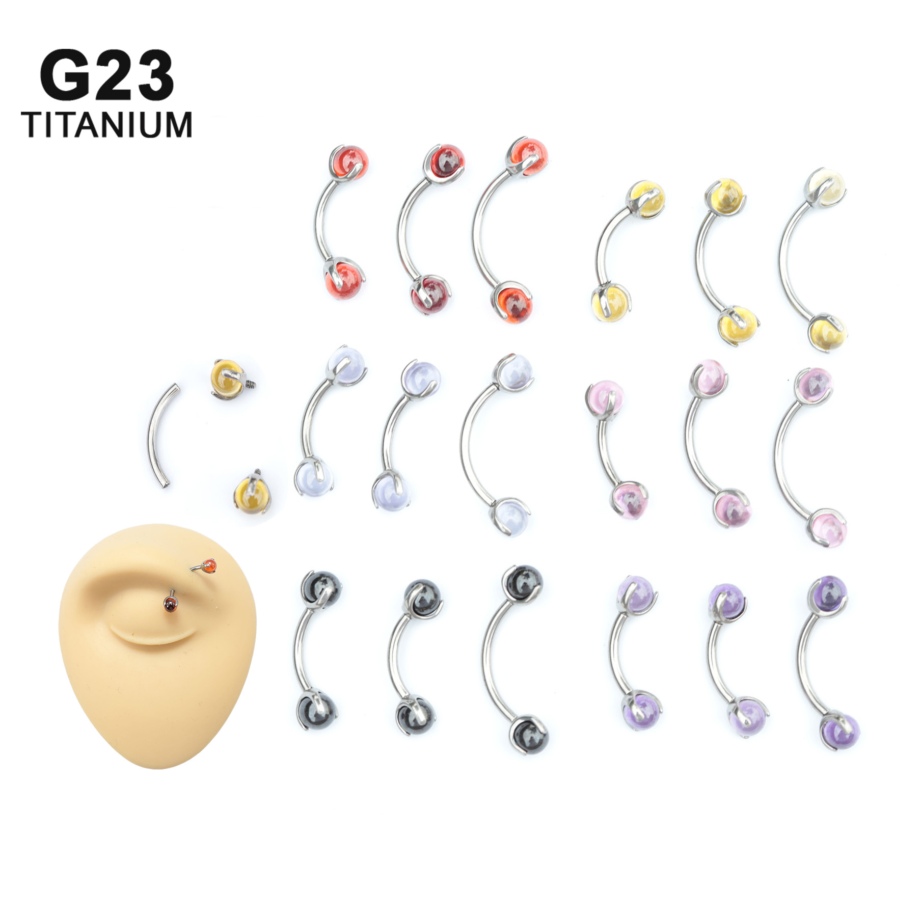 14G 16G Implant Grade Titanium - Body Jewelry Implant Grade Titanium 评论和价格