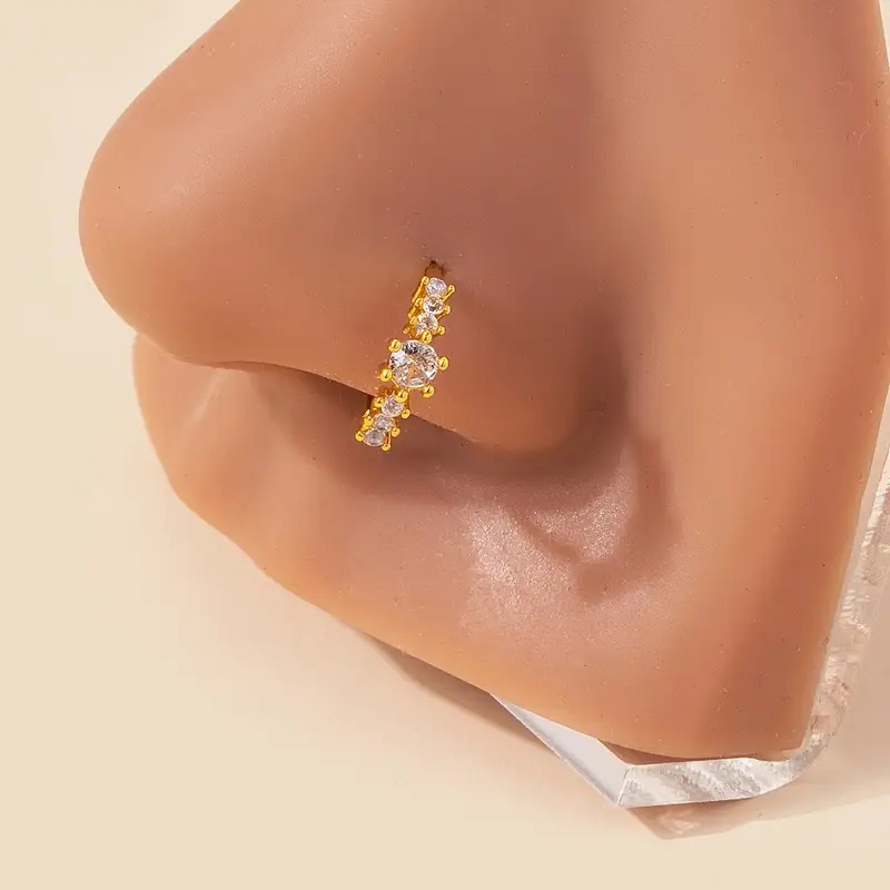 Simple Single Row Geometric S9 - Yellow Body Jewelry 评论和价格