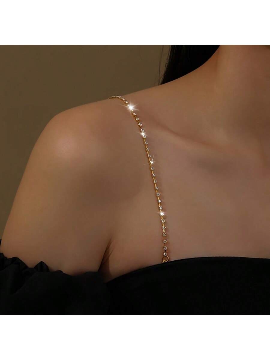 Elegant adjustable rhinestone  - Body Jewelry Bra 评论和价格