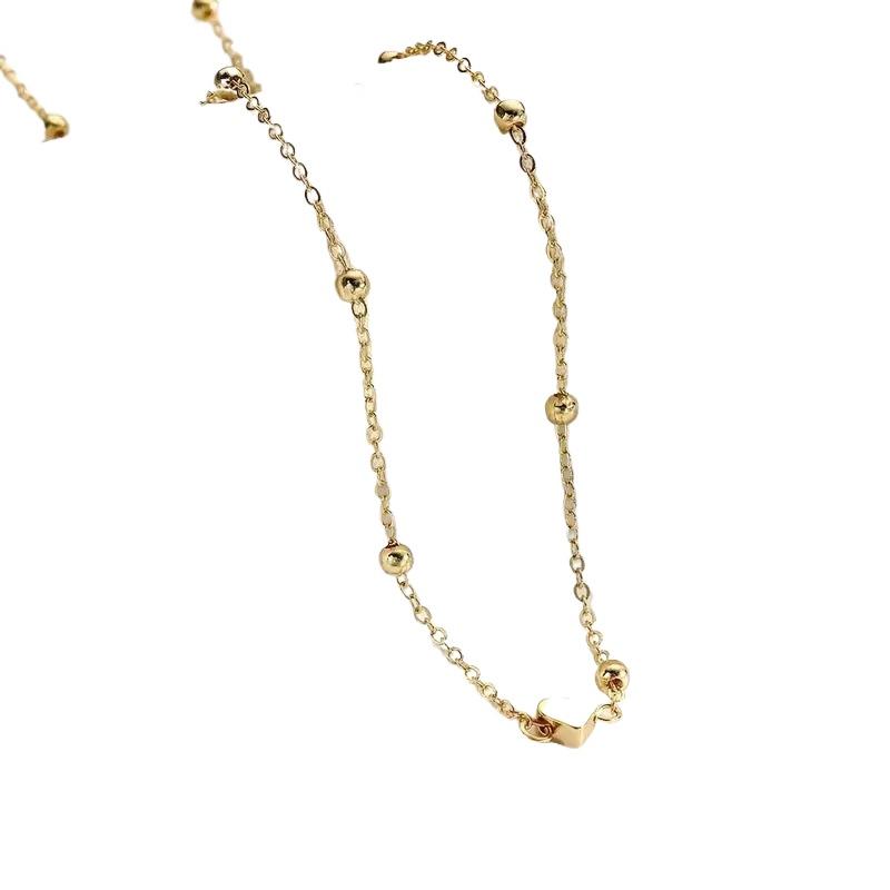 Girls Simple Heart Beaded Bell - Body Jewels 评论和价格