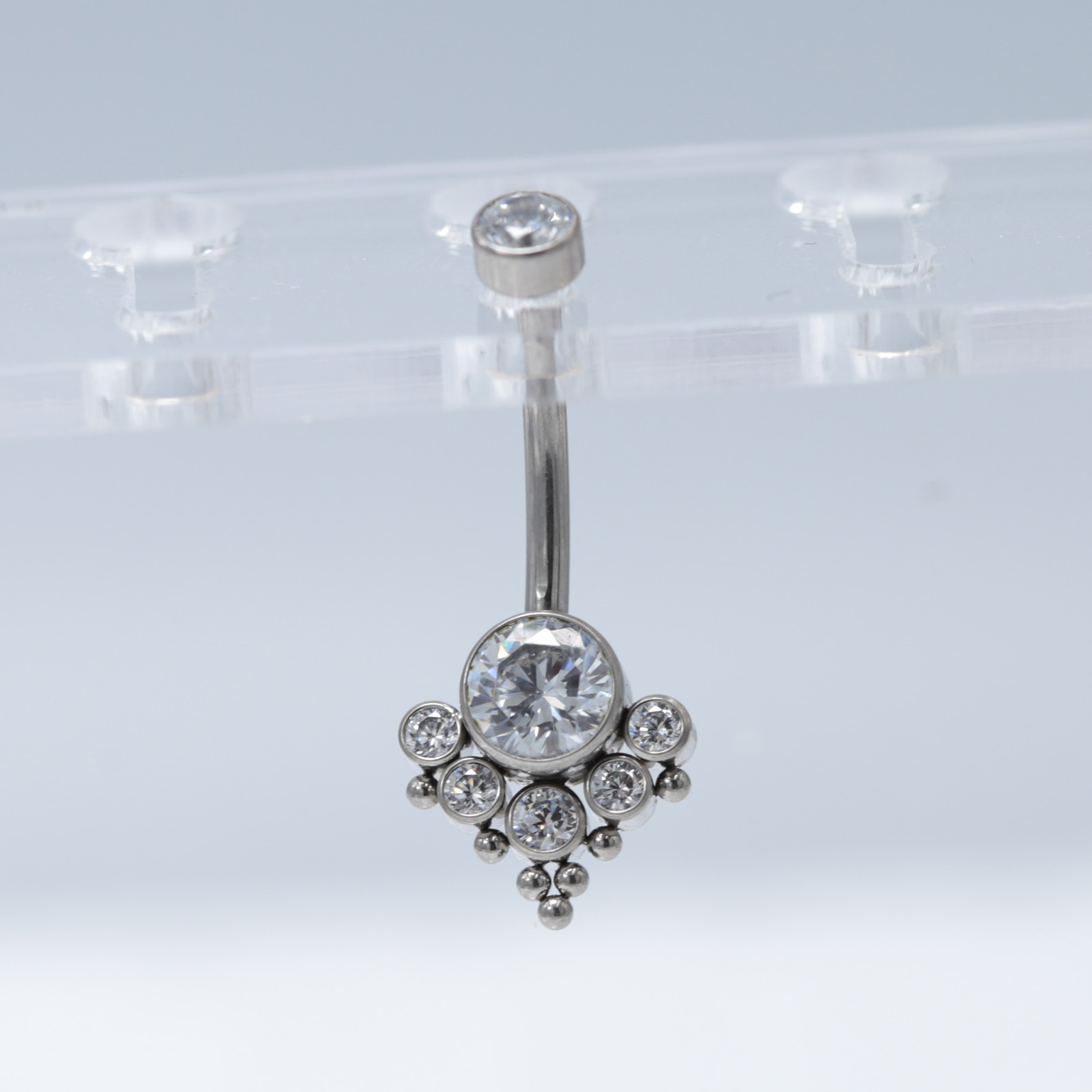 14G Titanium Belly Button Ring - Body Jewelry Implant Grade Titanium 评论和价格