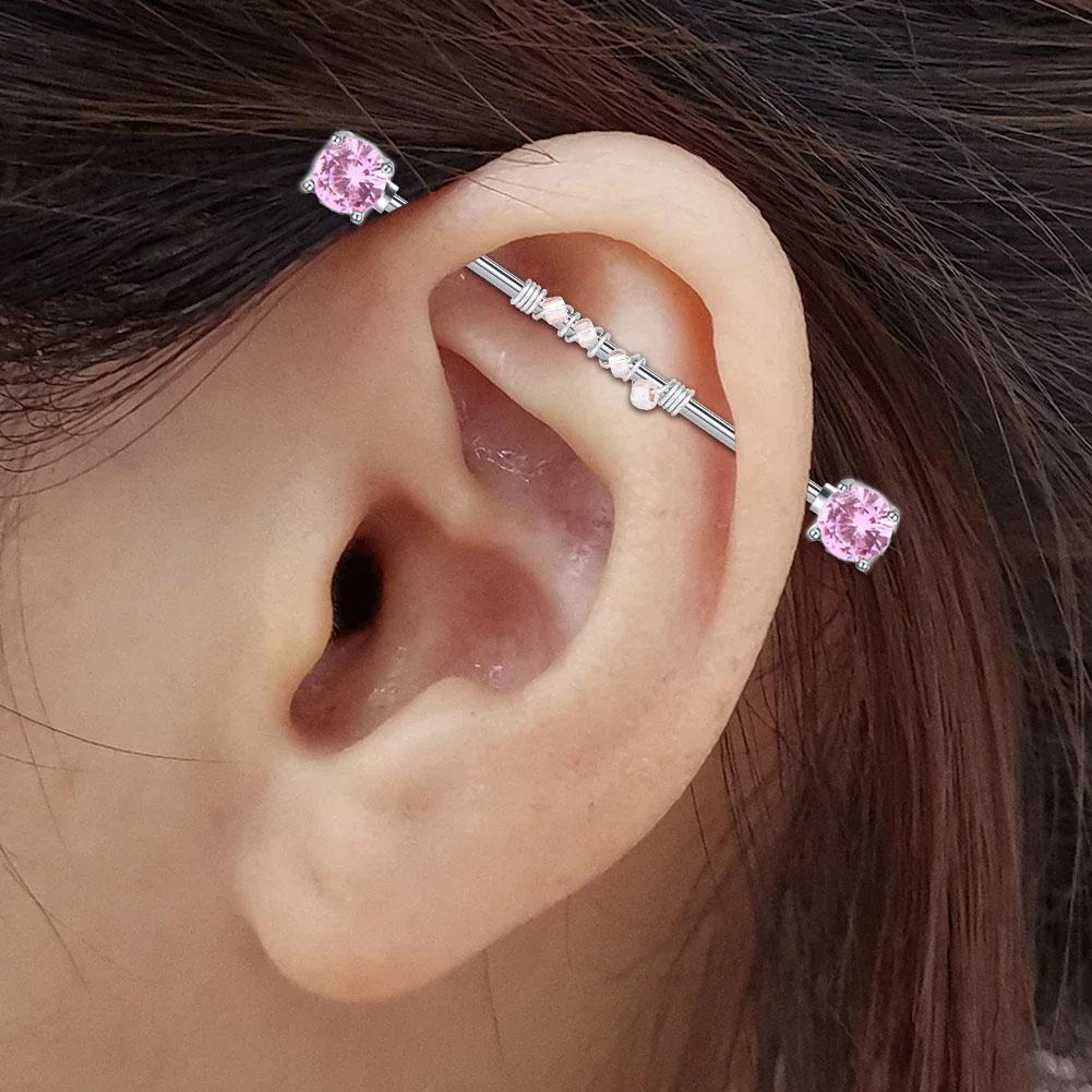 1pc/6pcs 14G 38mm Stainless St - Body Jewelry Industrial 评论和价格