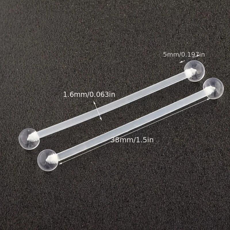 1pc/6pcs 14G 38mm Stainless St - Body Jewelry Industrial 评论和价格