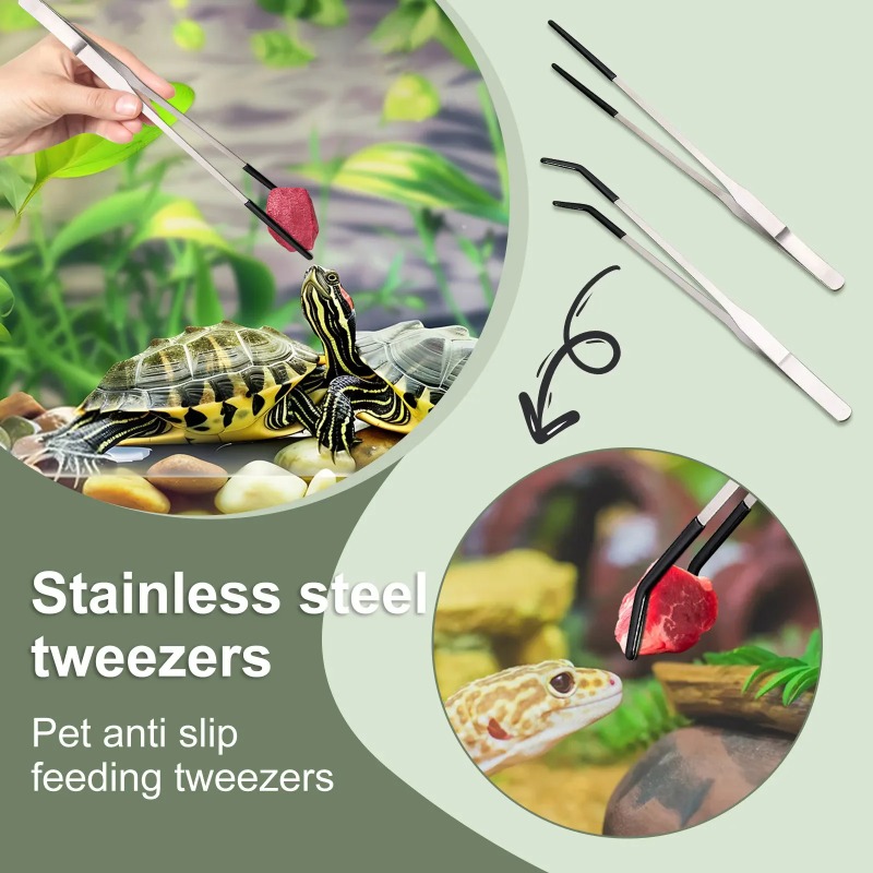 2Pcs Stainless Steel Tweezers  - Body Jewelry Tool 评论和价格