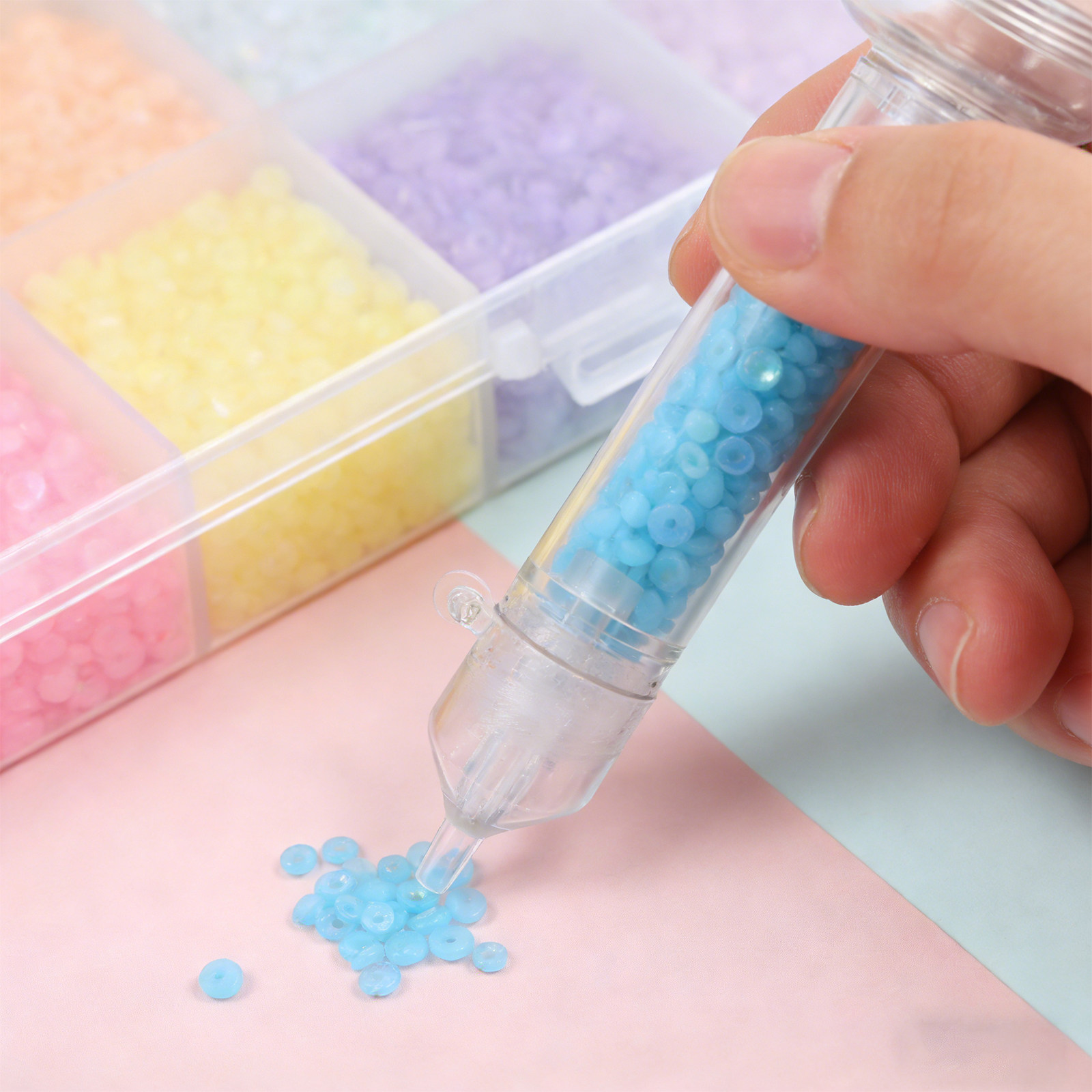 2Pcs Fuse Bead Pen Transparent - Body Jewelry Tool 评论和价格
