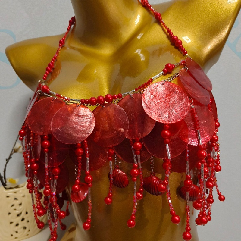 Handmade Sparkly Mermaid Top C - Body Jewelry Bra 评论和价格