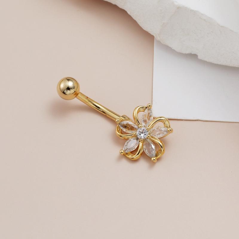 Sparkling Dangle Stainless Ste - Body Jewelry Hoops 评论和价格