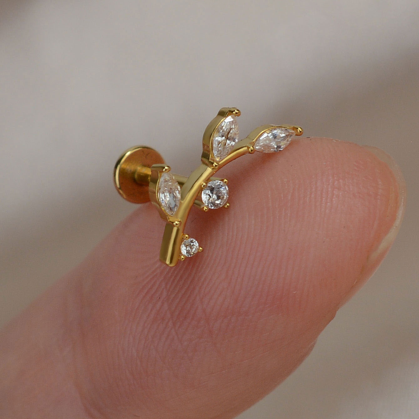 1PC Titanium Stainless Steel E - Tragus Flat Back 评论和价格