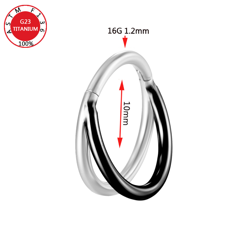 Piercing Septum Clicker Tragus - Body Jewelry Industrial 评论和价格