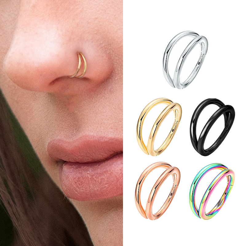 Piercing Septum Clicker Tragus - Body Jewelry Industrial 评论和价格