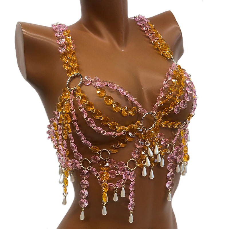 2026 New Arrival Y2K Festival  - Body Jewelry Bra 评论和价格