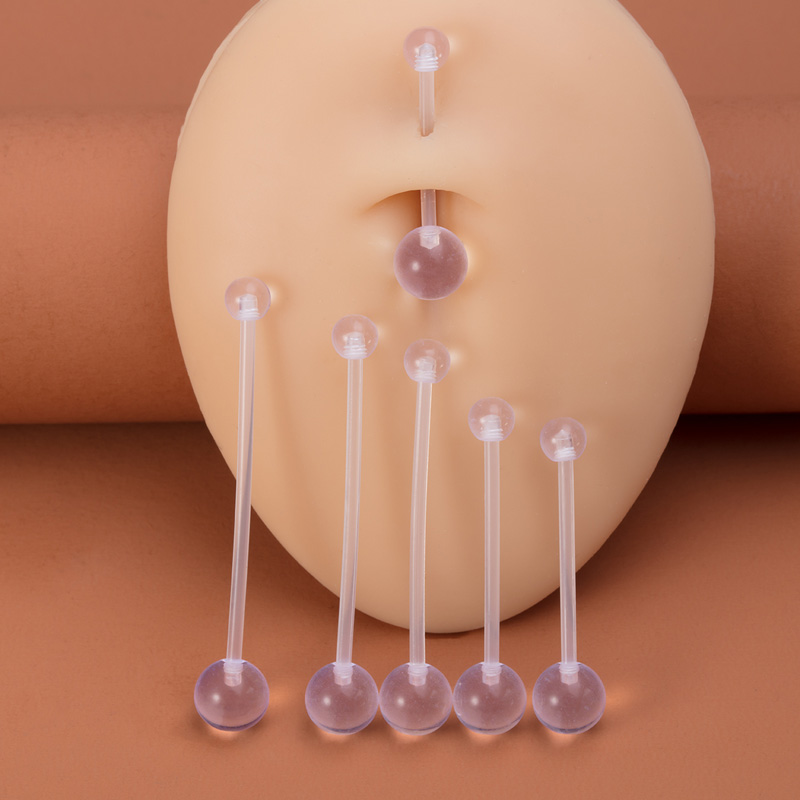 6pcs Flexible Navel Piercing A - Body Jewelry Industrial 评论和价格