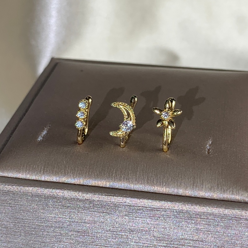 3-piece retro light luxury nos - Body Jewelry Hoops 评论和价格