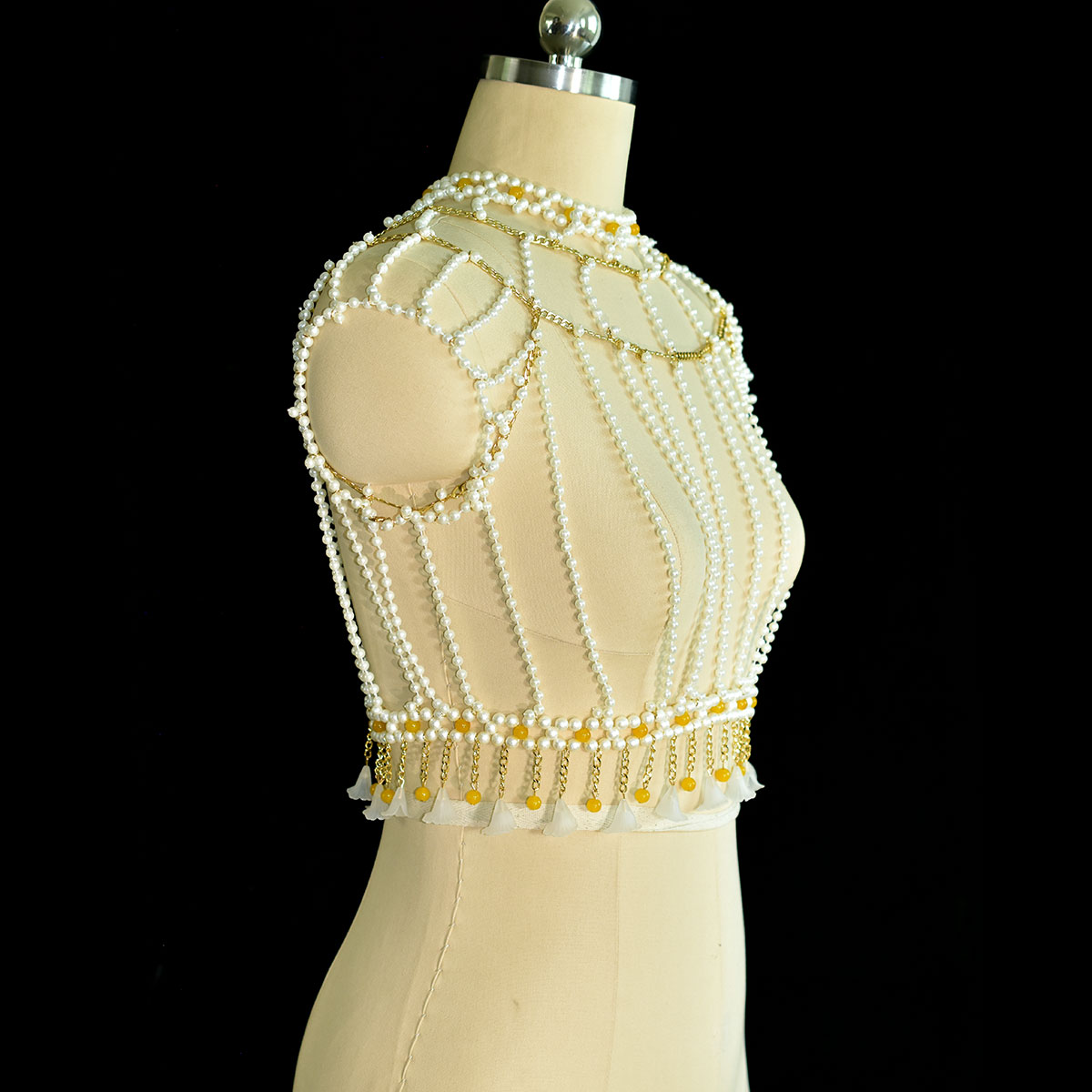 Elegant Fashion Ornate Imitati - Yellow Body Jewelry 评论和价格