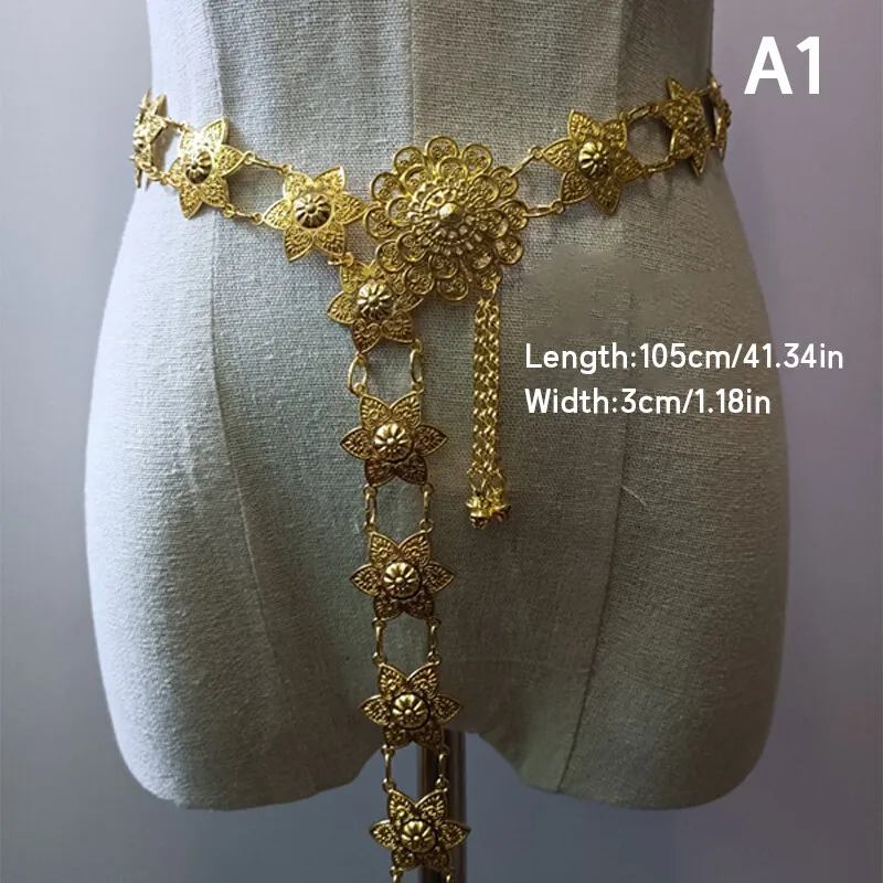 1PC Metal Thailand Waist Chain - Body Jewels 评论和价格