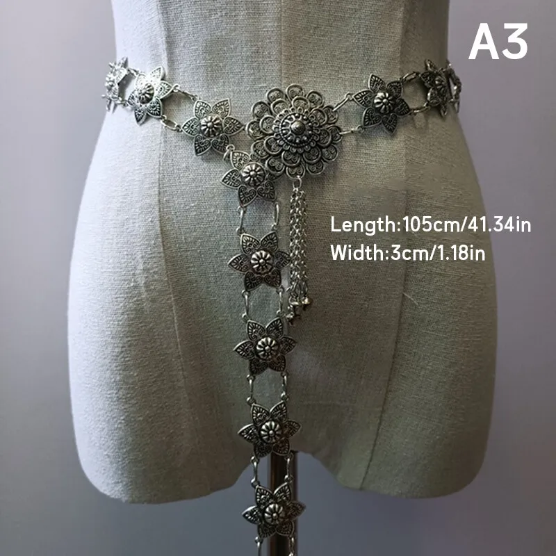 1PC Metal Thailand Waist Chain - Body Jewels 评论和价格