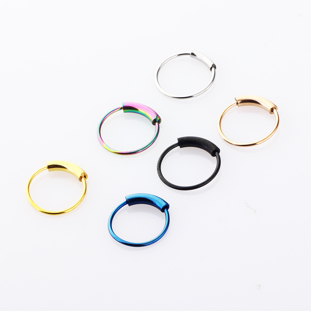 3pcs/lot 316L Surgical Steel S - Body Jewelry Hoops 评论和价格
